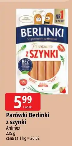 E.Leclerc Parówki z szynki Morliny Berlinki oferta