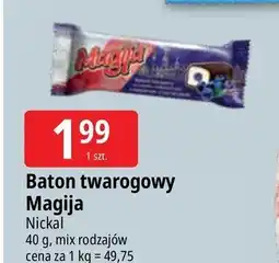 E.Leclerc Baton twarogowy z nadzieniem czarnej jagody Magija oferta