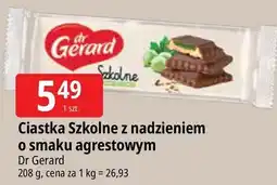 E.Leclerc Ciastka szkolne z galaretką agrestową Dr Gerard oferta