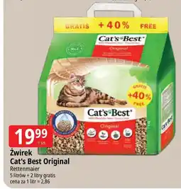 E.Leclerc Żwirek dla kota Cat's Best oferta