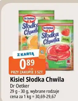 E.Leclerc Kisiel brzoskwiniowy Dr. Oetker Słodka Chwila oferta