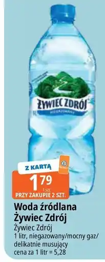 E.Leclerc Woda delikatnie musująca Żywiec Zdrój oferta