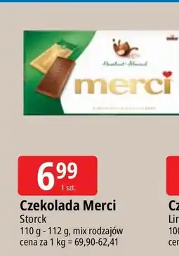 E.Leclerc Czekolada mleczna z kawałkami orzechów i migdałami Storck Merci oferta