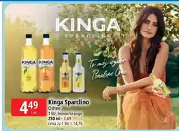E.Leclerc Woda orange Kinga Sparclino oferta