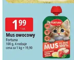 E.Leclerc Mus truskawka banan jabłko Fortuna oferta