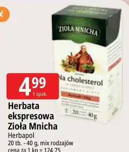E.Leclerc Herbatka na cholesterol Big-Active Zioła Mnicha oferta