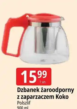 E.Leclerc Dzbanek szklany z zaparzaczem 900 ml oferta