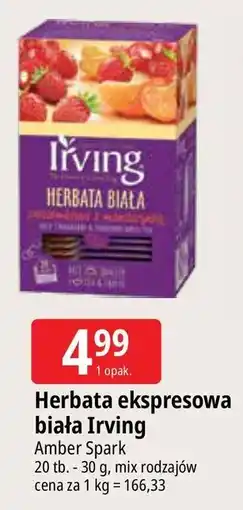 E.Leclerc Herbata biała poziomkowa z mandarynką Irving oferta