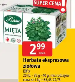 E.Leclerc Herbatka ziołowa mięta Bifix oferta