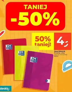Dealz Zeszyt a5 60 kartek linia Oxford oferta