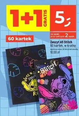 Dealz Zeszyt a5/60k. kratka stitch oferta