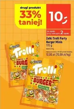 Dealz Żelki mini burger Trolli oferta