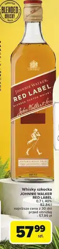 Carrefour Whisky Johnnie Walker Red Label oferta
