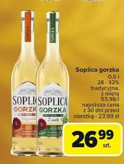 Carrefour Wódka Soplica Gorzka Z Miętą oferta