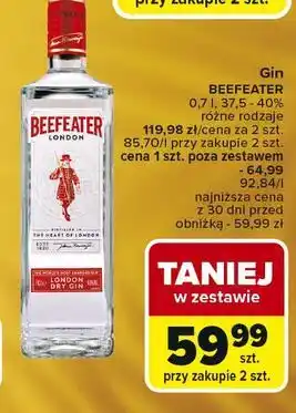 Carrefour Gin Beefeater oferta