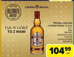 Carrefour Whisky Chivas Regal 12 oferta
