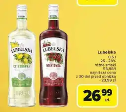 Carrefour Wódka Lubelska Wiśniówka oferta