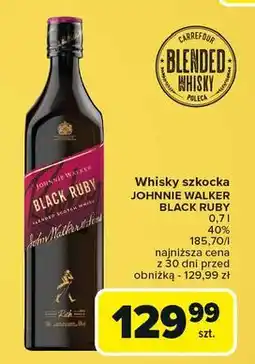 Carrefour Whisky Johnnie Walker Black Ruby oferta