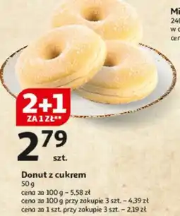 Auchan Donut z cukrem oferta