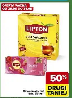 Carrefour Express Herbata truskawka rabarbar Lipton oferta