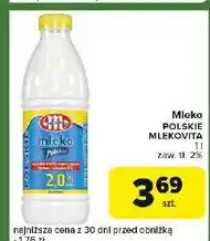 Carrefour Express Mleko polskie 2% Mlekovita oferta