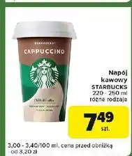 Carrefour Express Napój cappuccino Starbucks oferta