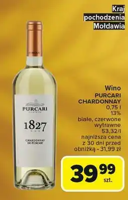 Carrefour Wino Purcari 1827 oferta