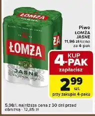 Carrefour Express Piwo Łomża Jasne (Dawniej Export) oferta