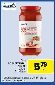 Carrefour Express Sos boloński do makaronu Simpl oferta