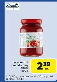 Carrefour Express Koncentrat pomidorowy 30% Simpl oferta
