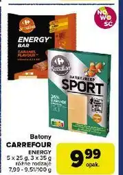 Carrefour Batony energy bar Carrefour Sensation oferta