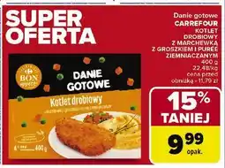 Carrefour Kotlet drobiowe de volaille z puree ziemniaczanym Carrefour Bon Appetit! oferta