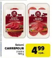 Carrefour Salami wyborowe z papryką Carrefour oferta