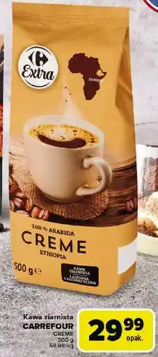 Carrefour Kawa creme ethiopia Carrefour Extra oferta