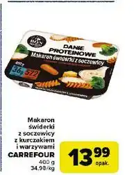 Carrefour Makaron świderki z soczewicy kurczakiem i warzywami Carrefour Bon Appetit! oferta