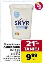 Carrefour Skyr naturalny Carrefour Sensation oferta