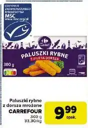 Carrefour Paluszki rybne z fileta dorsza Carrefour Classic oferta