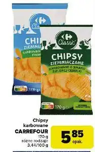 Carrefour Chipsy fromage Carrefour Classic oferta