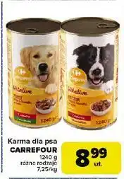 Carrefour Karma dla psa z indykiem i wątróbką Carrefour Companino oferta