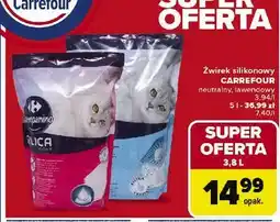 Carrefour Żwirek dla kota Carrefour oferta