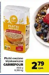 Carrefour Płatki owsiane błyskawiczne Carrefour Classic oferta