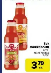 Carrefour Sok marchew-jabłko-malina Carrefour oferta