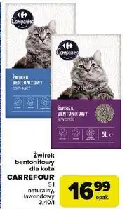 Carrefour Żwirek dla kota lawenda Carrefour oferta