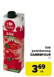 Carrefour Sok pomidorowy Carrefour Classic oferta