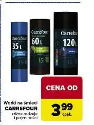 Carrefour Worki na śmieci 120 l strong Carrefour oferta