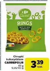Carrefour Chrupki rings cebulowe Carrefour Classic oferta