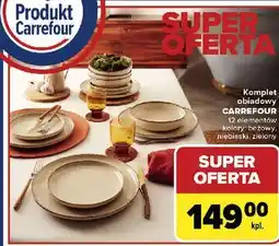 Carrefour Komplet obiadowy Carrefour oferta