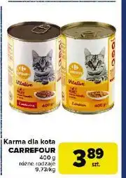 Carrefour Karma dla kota z drobiem Carrefour Companino oferta