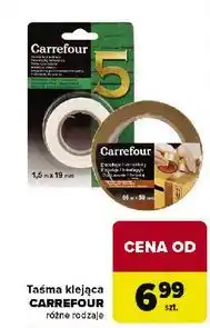 Carrefour Taśma klejąca 1.5 mm x 18 m Carrefour oferta
