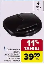 Carrefour Gofrownica swm750-24cz Simpl oferta